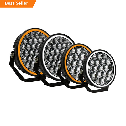 DRIVING LIGHT 7 & 9 Inch - Dual Day Light Running Light