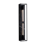 Caged Wall Light X-Large New Black Marble